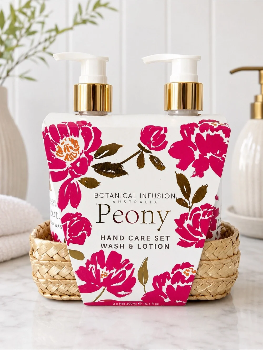 Peony Hand Care Set Wash & Lotion - Botanical Infusion